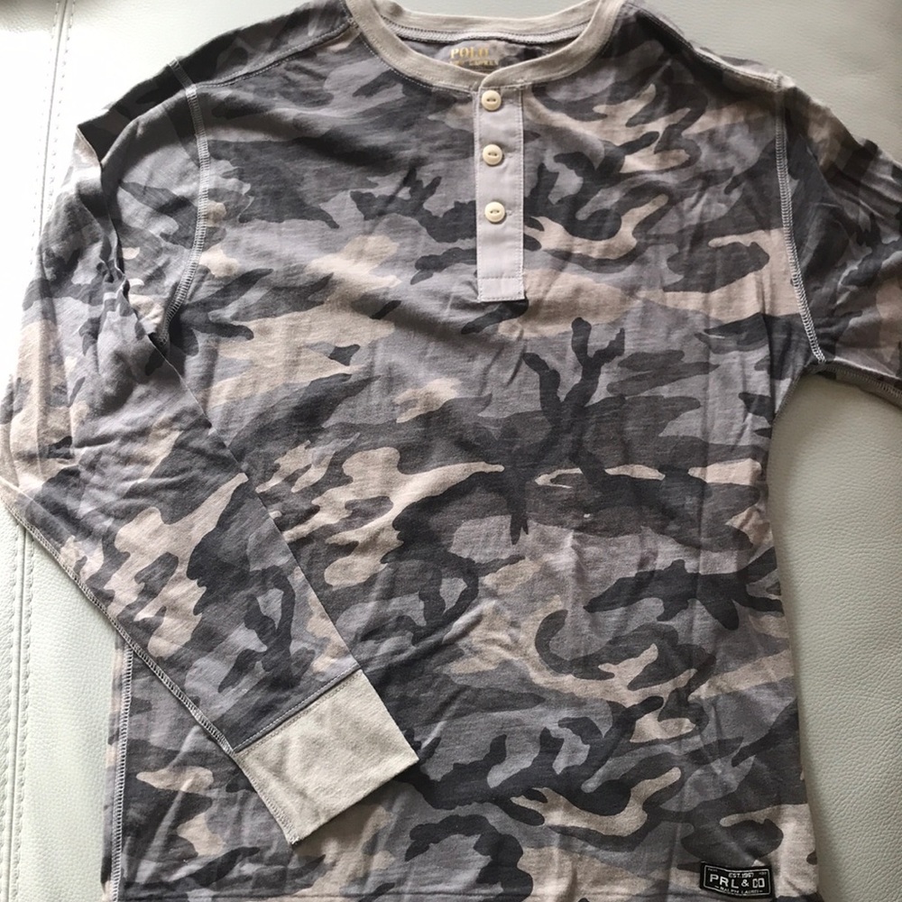 POLO by Ralph Lauren boys camouflage shirt, boys size Large, 14-16, brand new